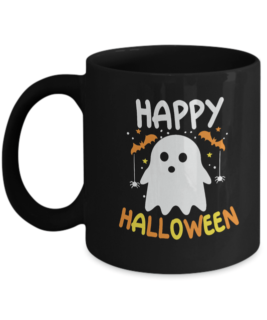 Happy Halloween Black Mug - We Love Your Gift