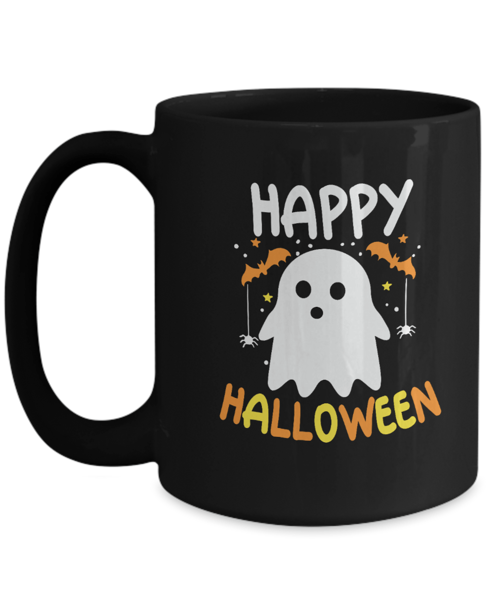 Happy Halloween Black Mug - We Love Your Gift