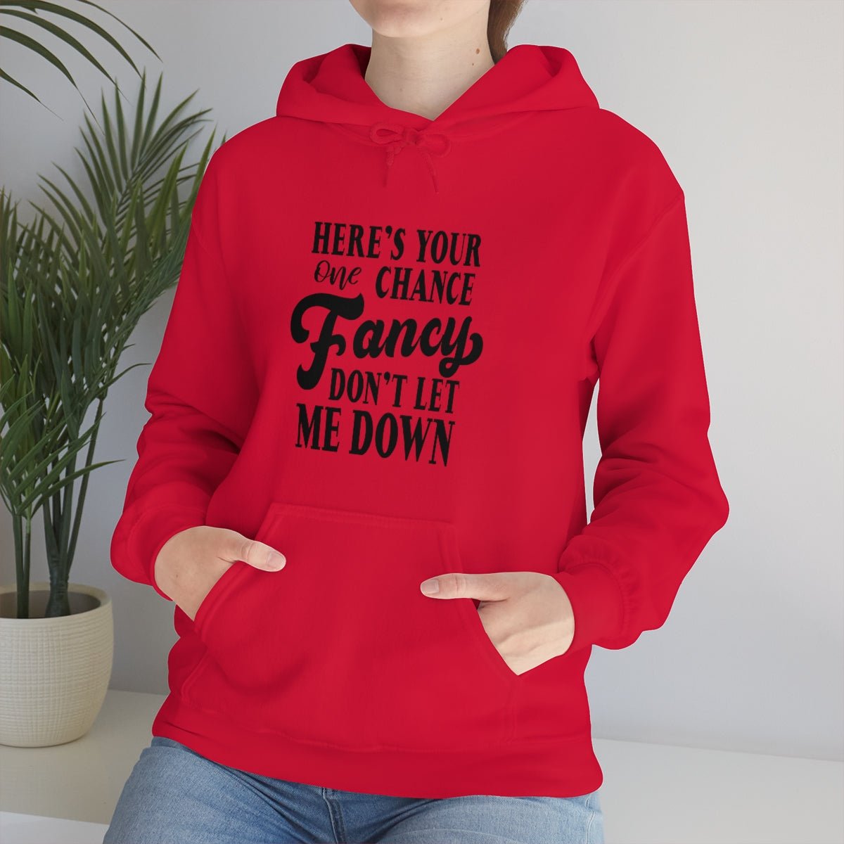 Here's Your One Chance Fancy, Don't Let Me Down Hoodie - We Love Your Gift