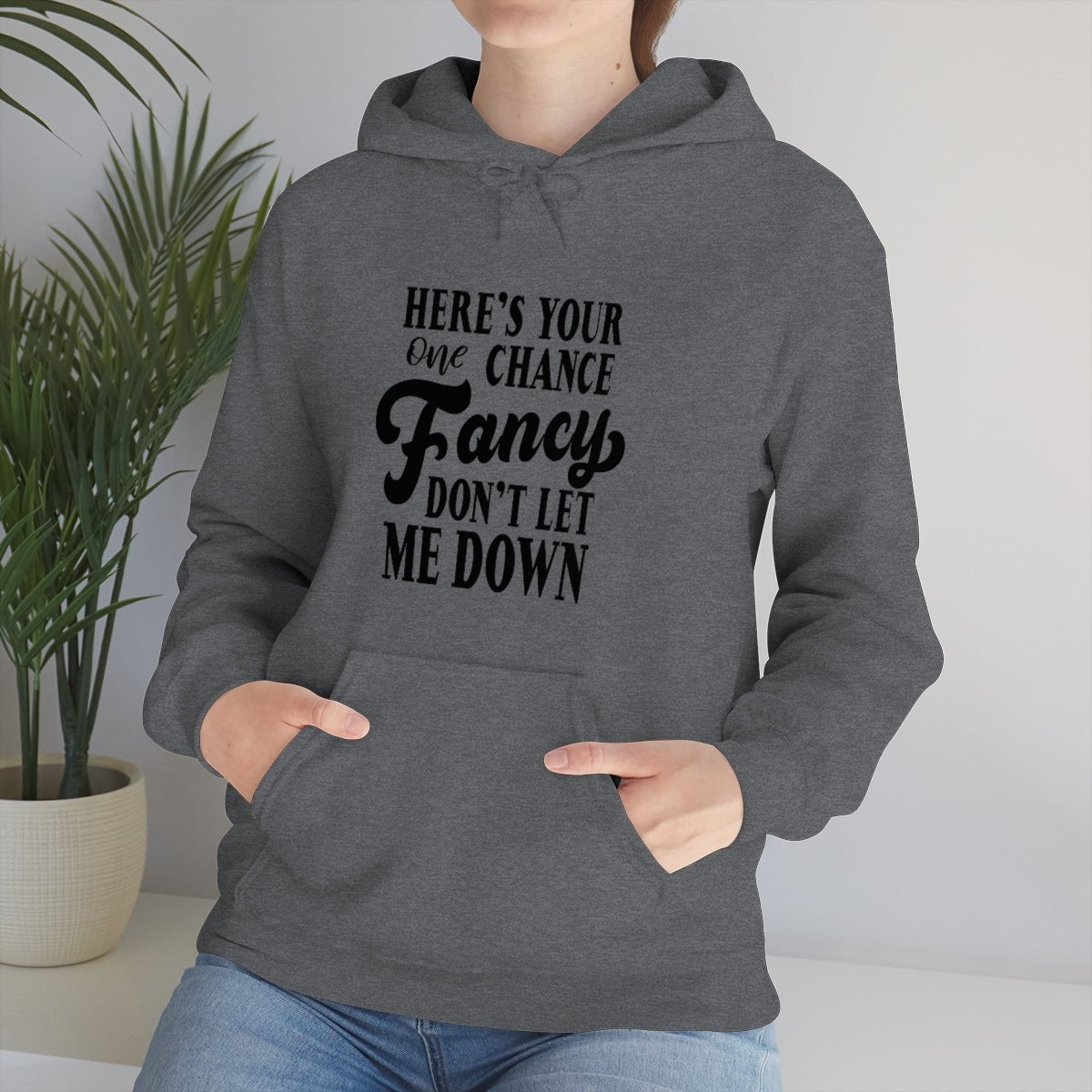 Here's Your One Chance Fancy, Don't Let Me Down Hoodie - We Love Your Gift