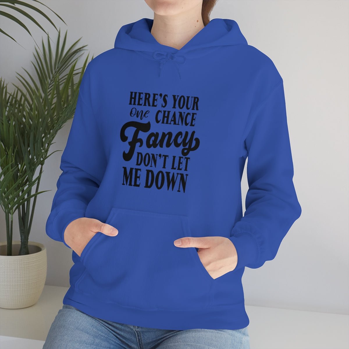 Here's Your One Chance Fancy, Don't Let Me Down Hoodie - We Love Your Gift