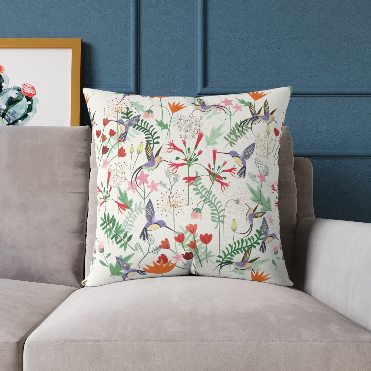 Hummingbirds Garden Pillow - We Love Your Gift