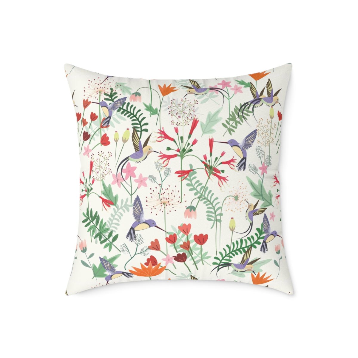 Hummingbirds Garden Pillow - We Love Your Gift