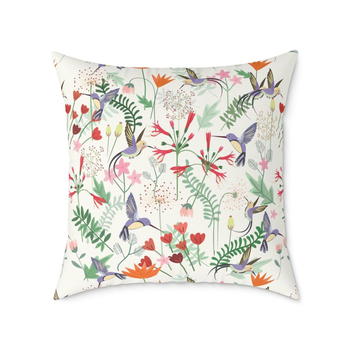 Hummingbirds Garden Pillow - We Love Your Gift