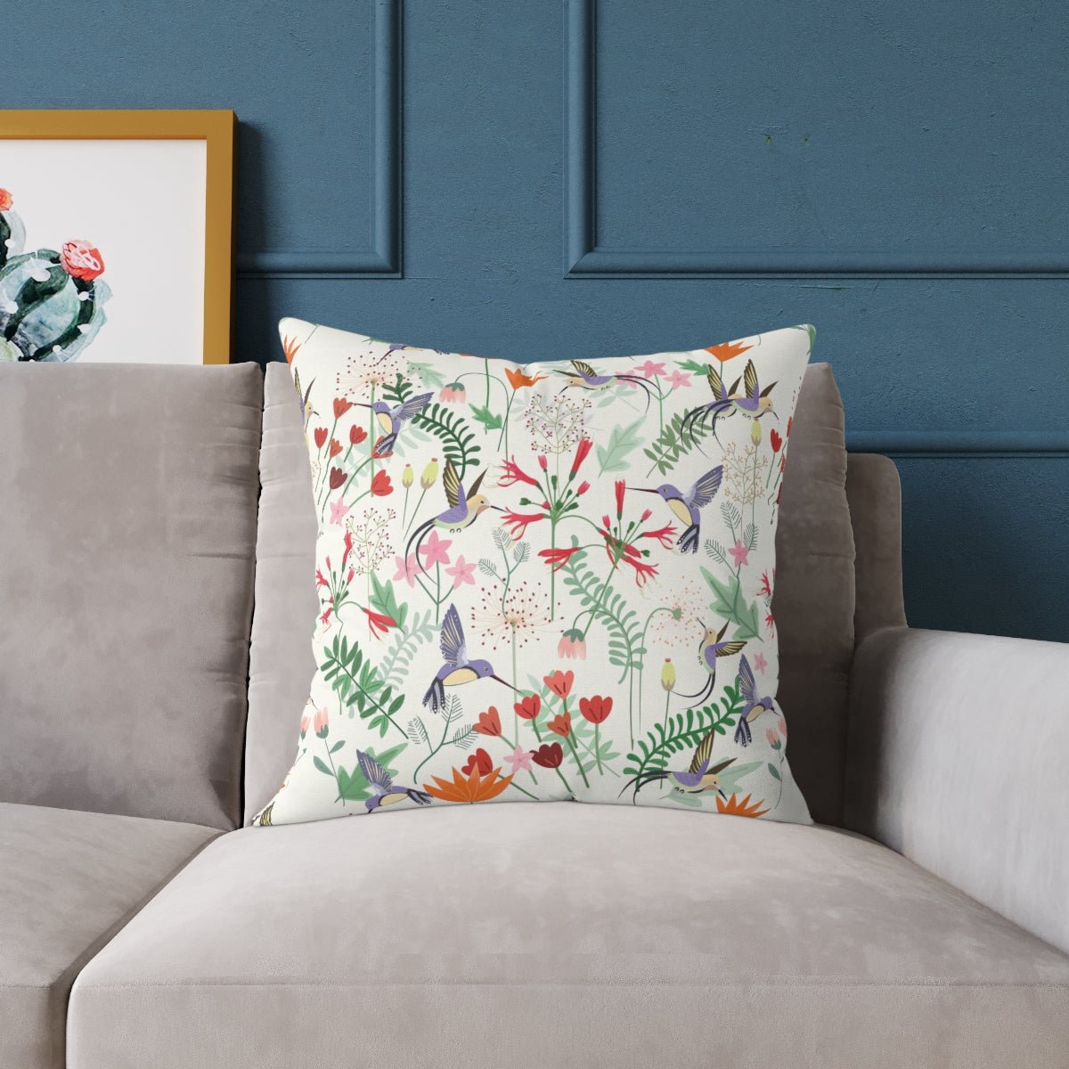 Hummingbirds Garden Pillow - We Love Your Gift