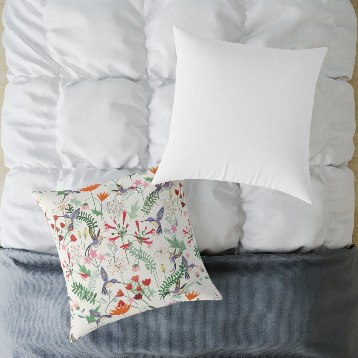 Hummingbirds Garden Pillow - We Love Your Gift