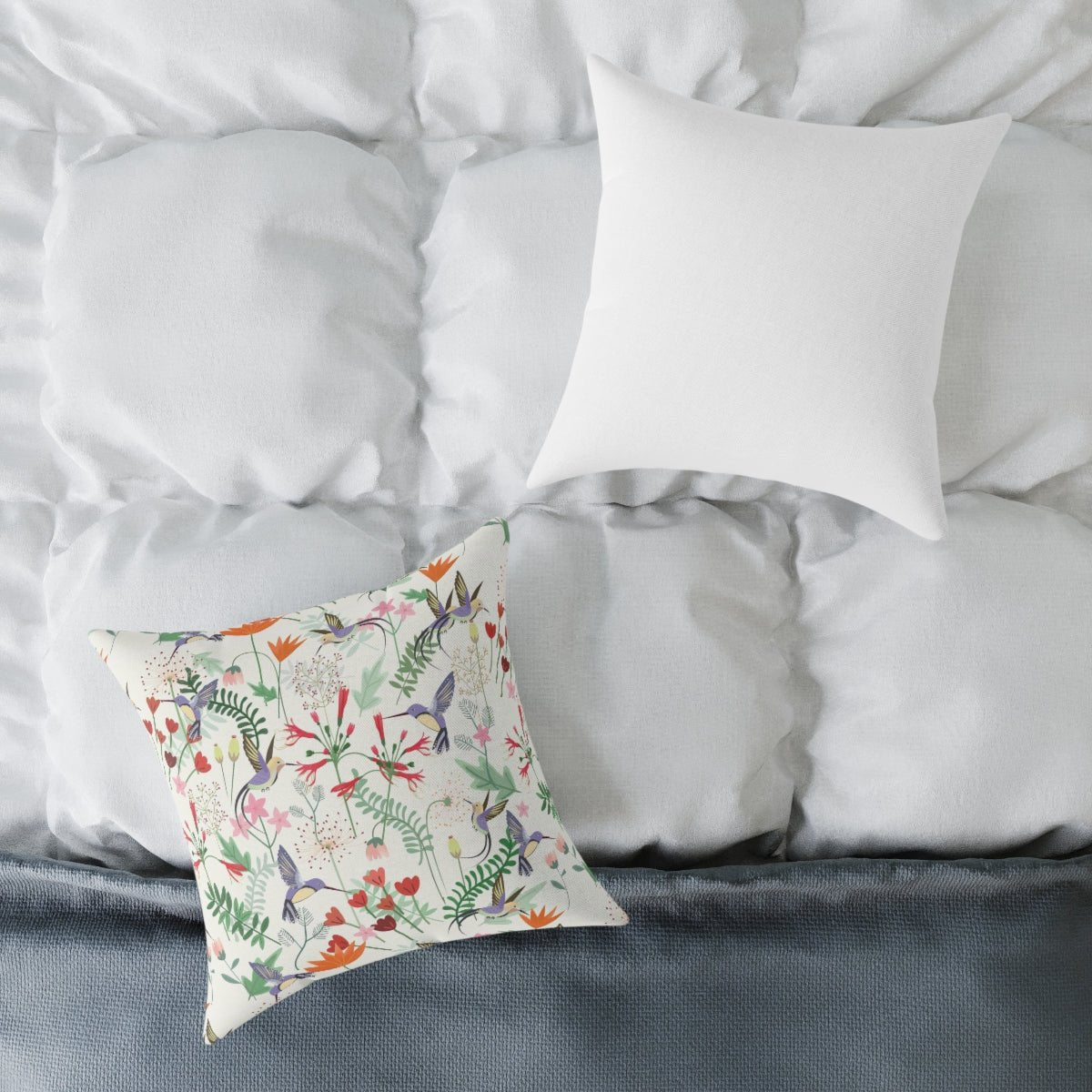 Hummingbirds Garden Pillow - We Love Your Gift