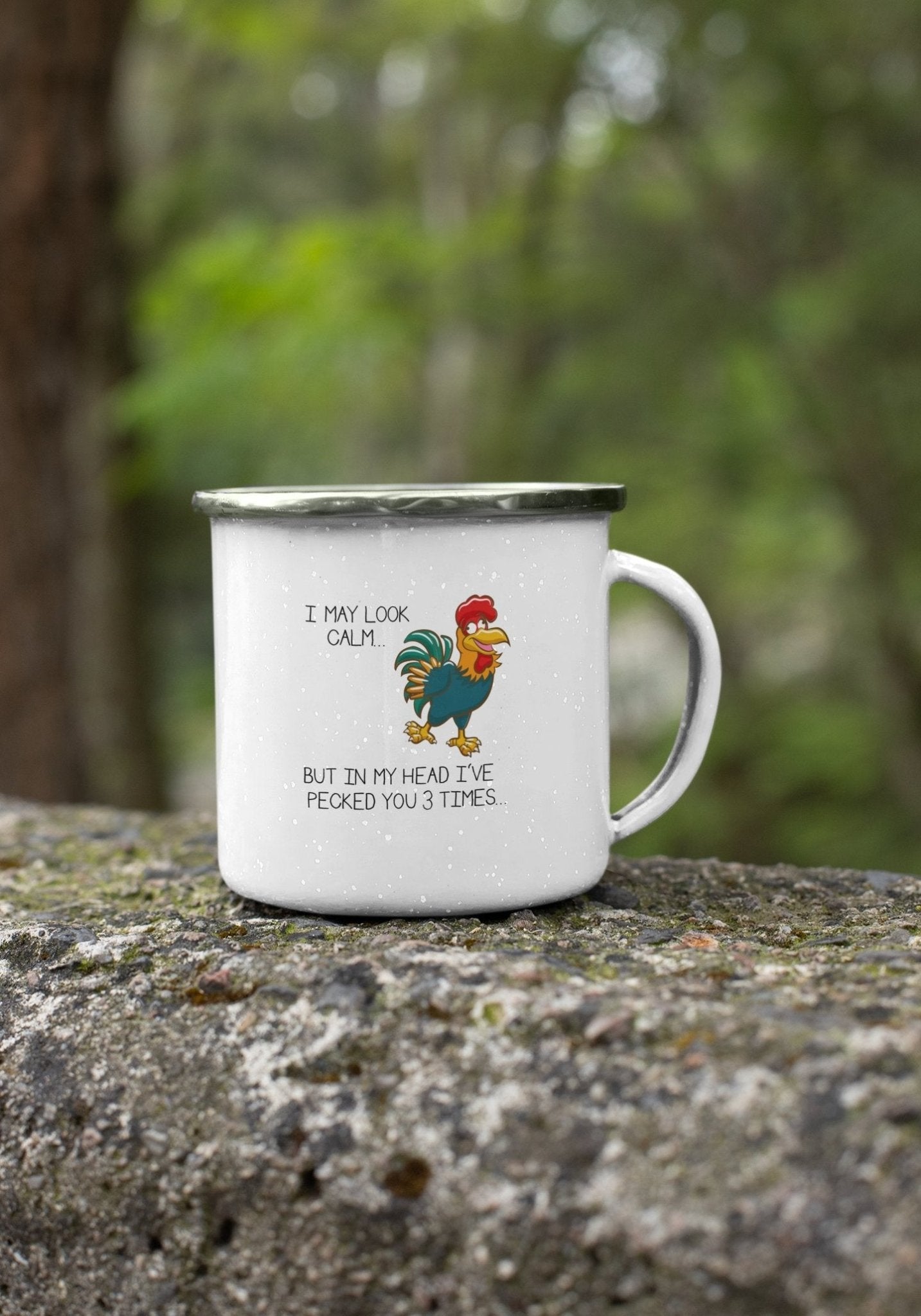 I May Look Calm... But In My Head I've Pecked You 3 Times... Coffee Mug - We Love Your Gift