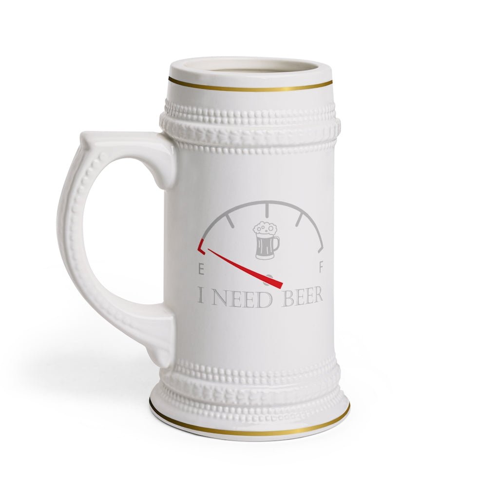 I Need Beer Beer Stein Mug With Drinking Handle - We Love Your Gift