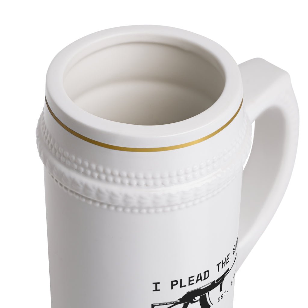 I Plead the 2nd Beer Stein Mug With Drinking Handle - We Love Your Gift