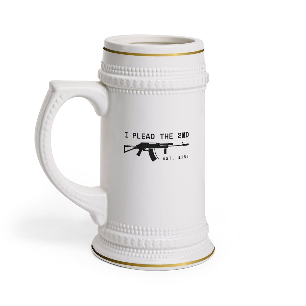 I Plead the 2nd Beer Stein Mug With Drinking Handle - We Love Your Gift