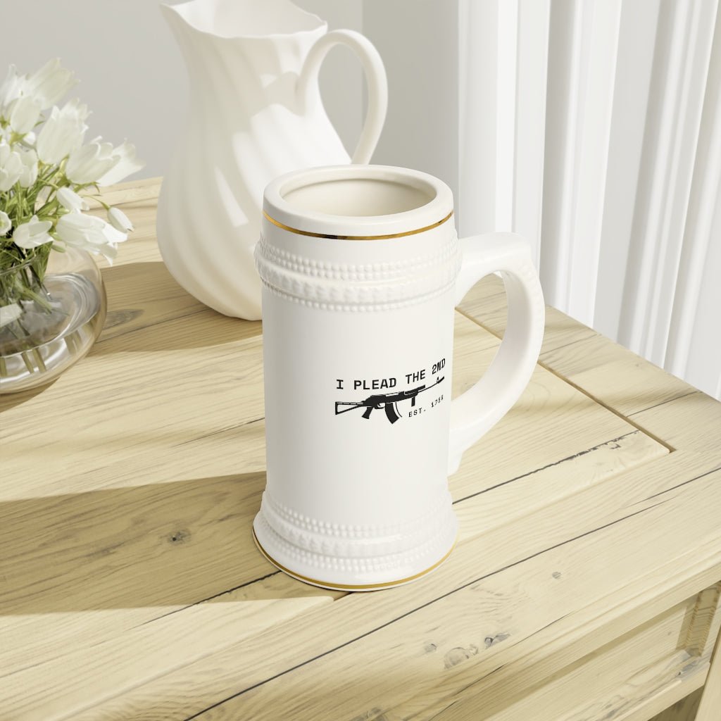 I Plead the 2nd Beer Stein Mug With Drinking Handle - We Love Your Gift