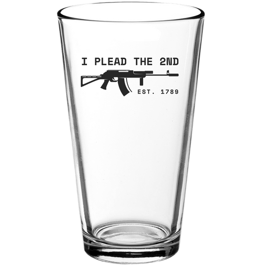 I Plead the Second Pint Glass - We Love Your Gift