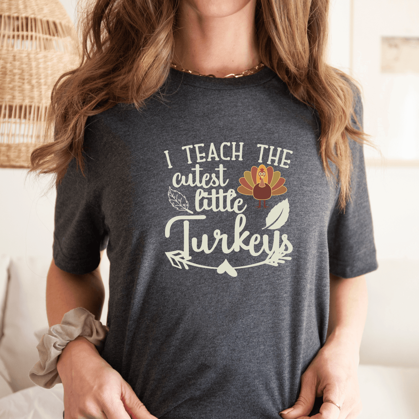 I Teach the Cutest Little Turkeys Shirt Print for Fall - We Love Your Gift