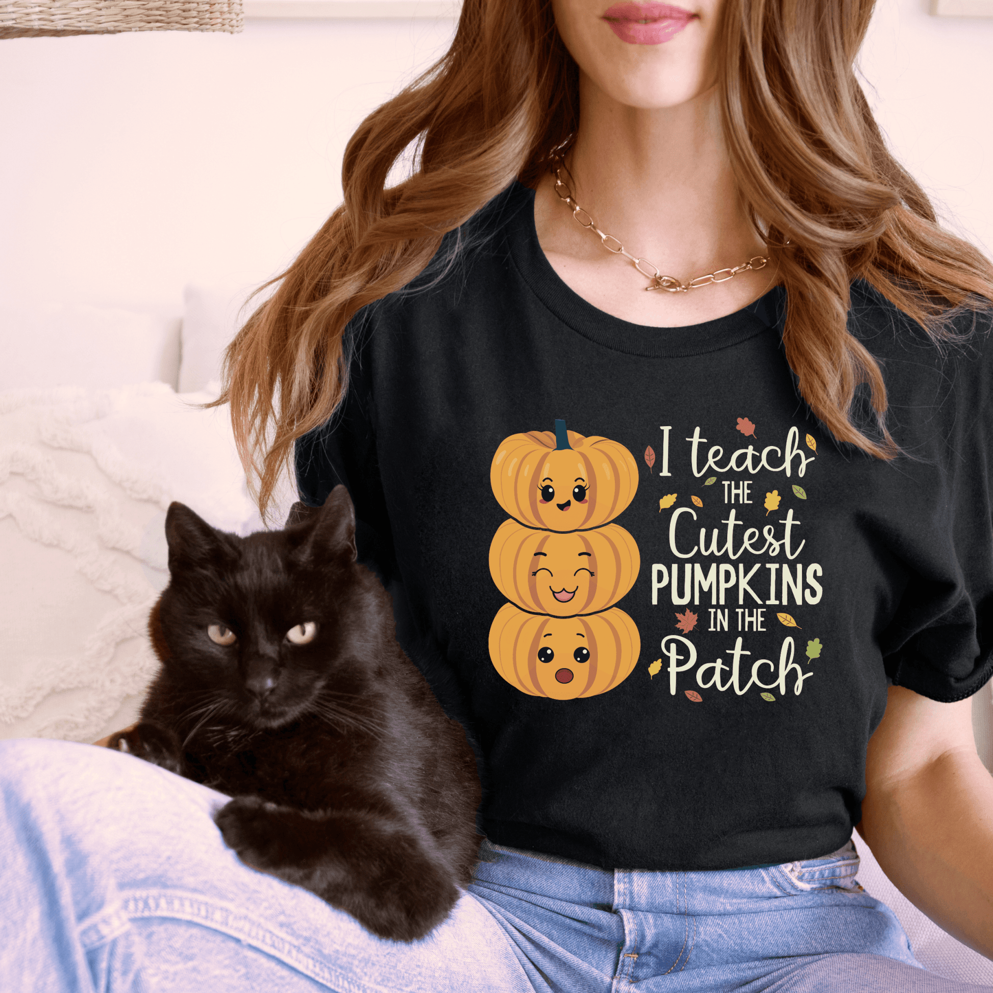 I Teach the Cutest Pumpkin in the Patch Shirt Print for Fall - We Love Your Gift