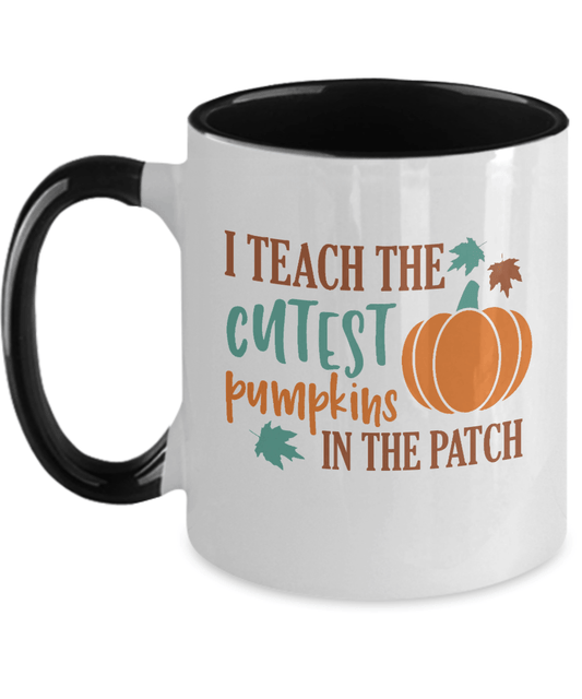 I Teach the Cutest Pumpkins In The Patch Halloween Mug - We Love Your Gift