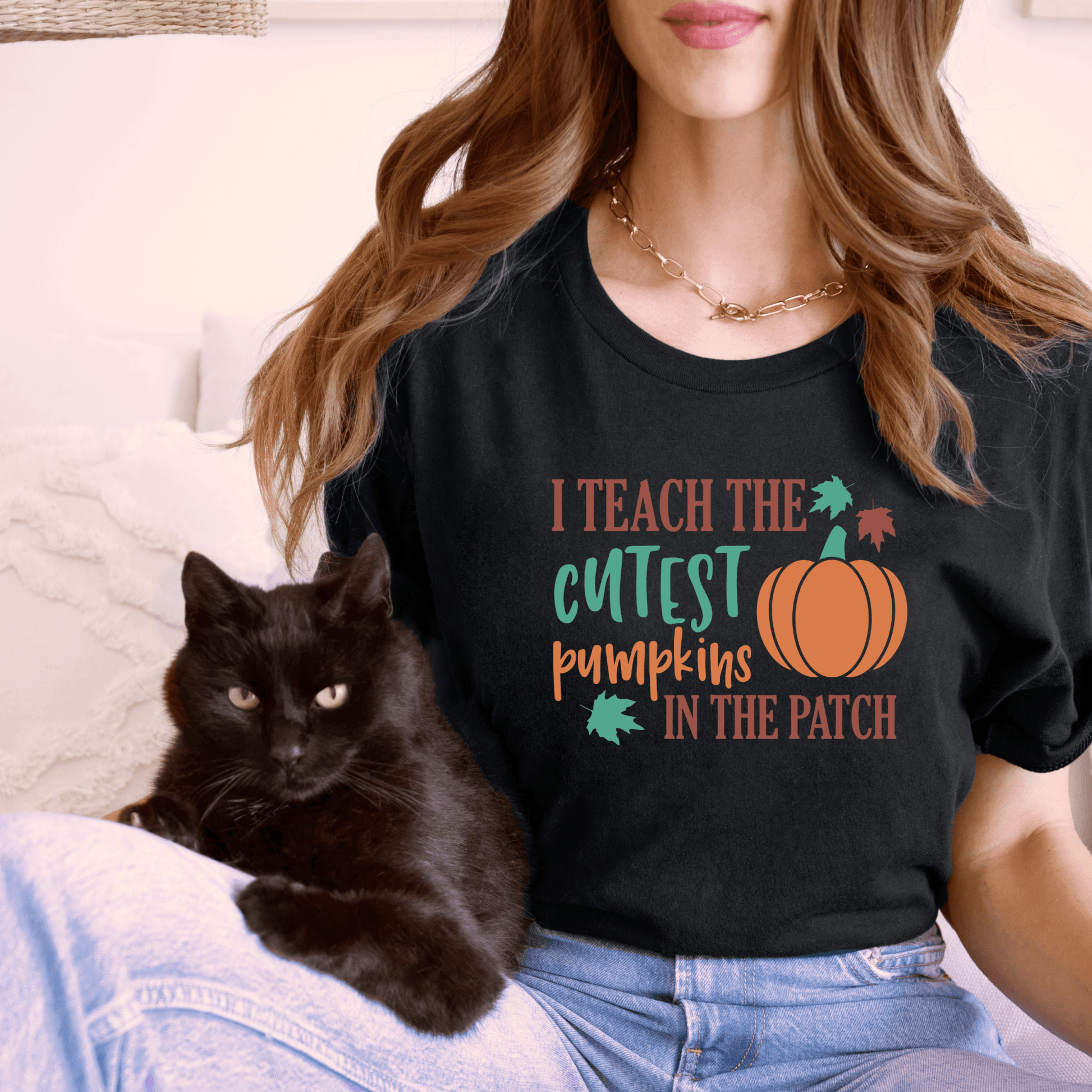 I Teach the Cutest Pumpkins in the Patch Shirt Print for Fall - We Love Your Gift