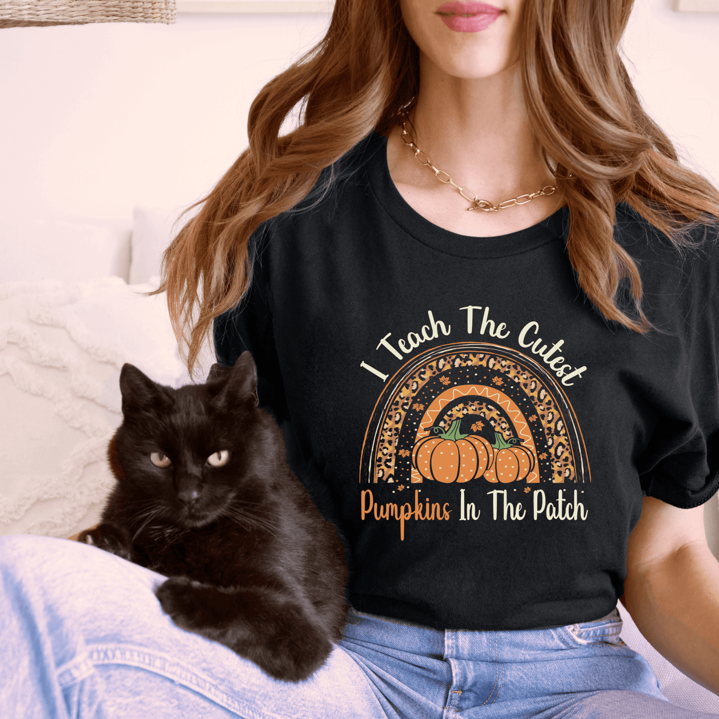 I Teach the Cutest Pumpkins in the Patch Shirt Print for Fall - We Love Your Gift