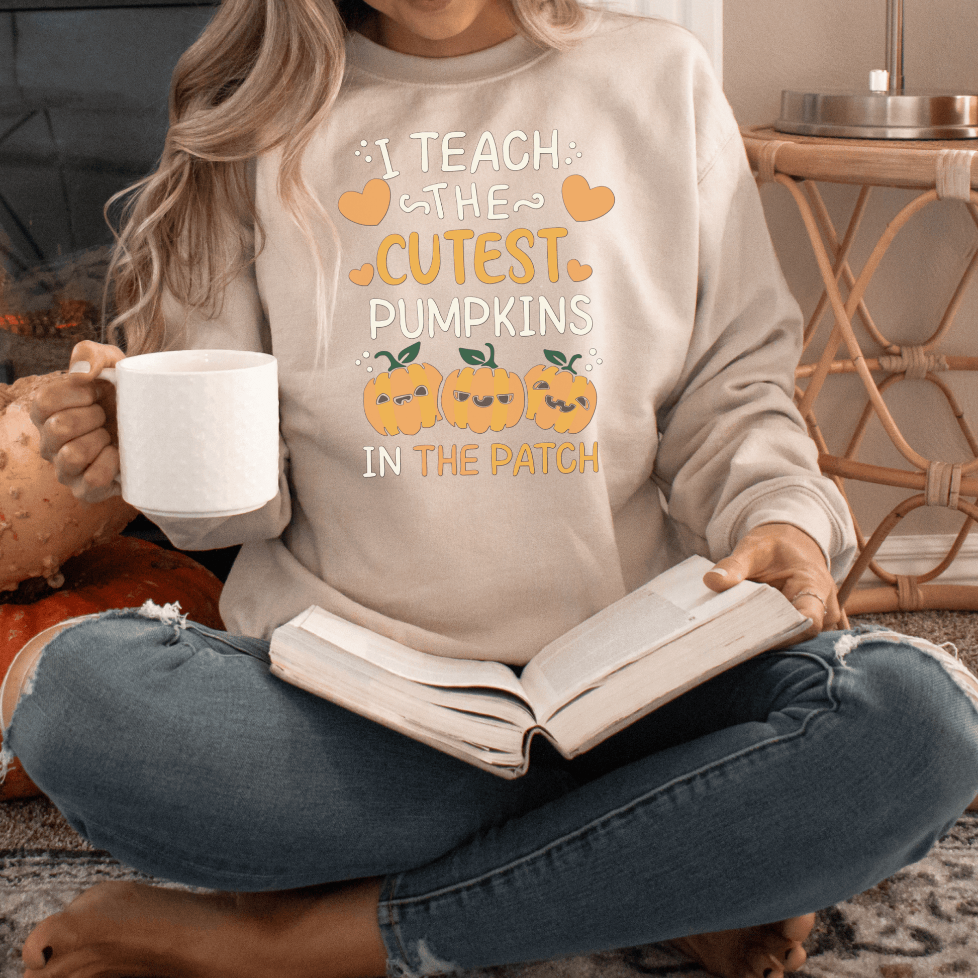 I Teach the Cutest Pumpkins in the Patch Sweatshirt for Fall - We Love Your Gift