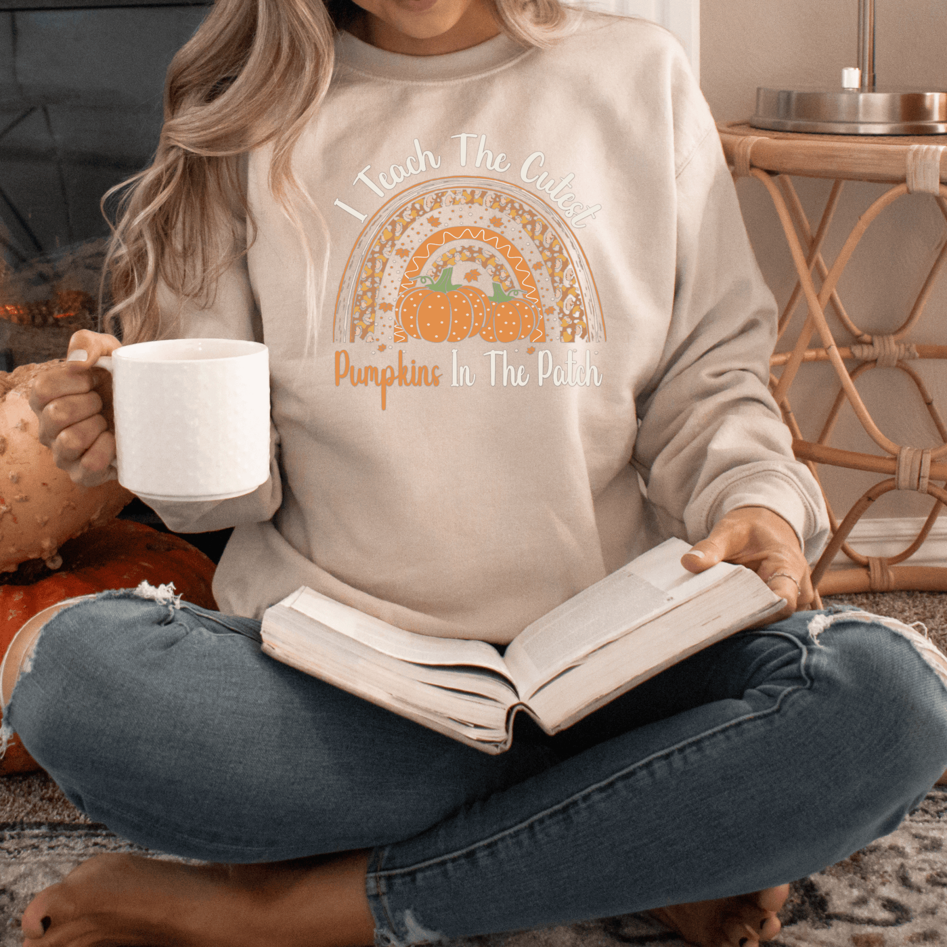 I Teach the Cutest Pumpkins in the Patch Sweatshirt for Fall - We Love Your Gift