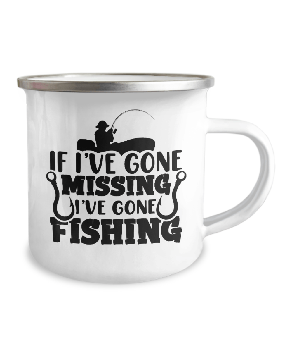 If I've Gone Missing, I've Gone Fishing Camper Mug - We Love Your Gift