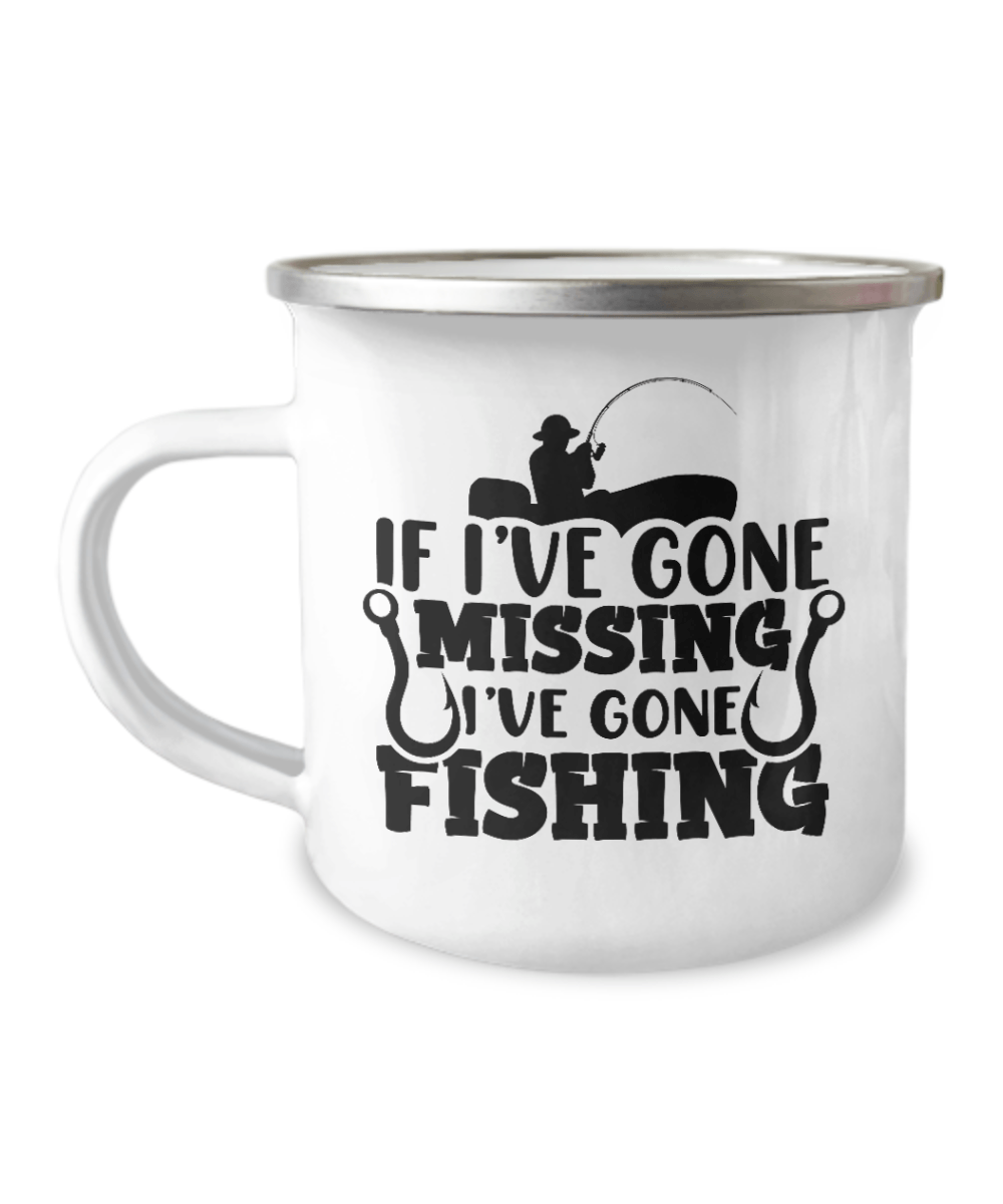 If I've Gone Missing, I've Gone Fishing Camper Mug - We Love Your Gift