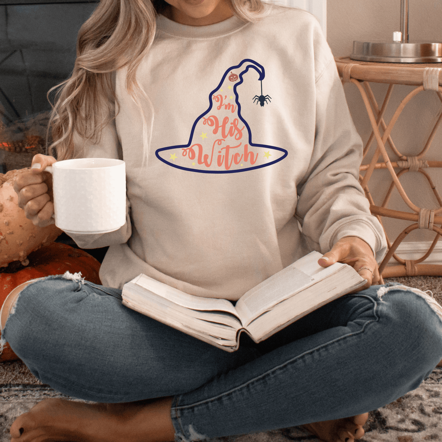 I'm His WITCH Sweatshirt Print for Fall - We Love Your Gift