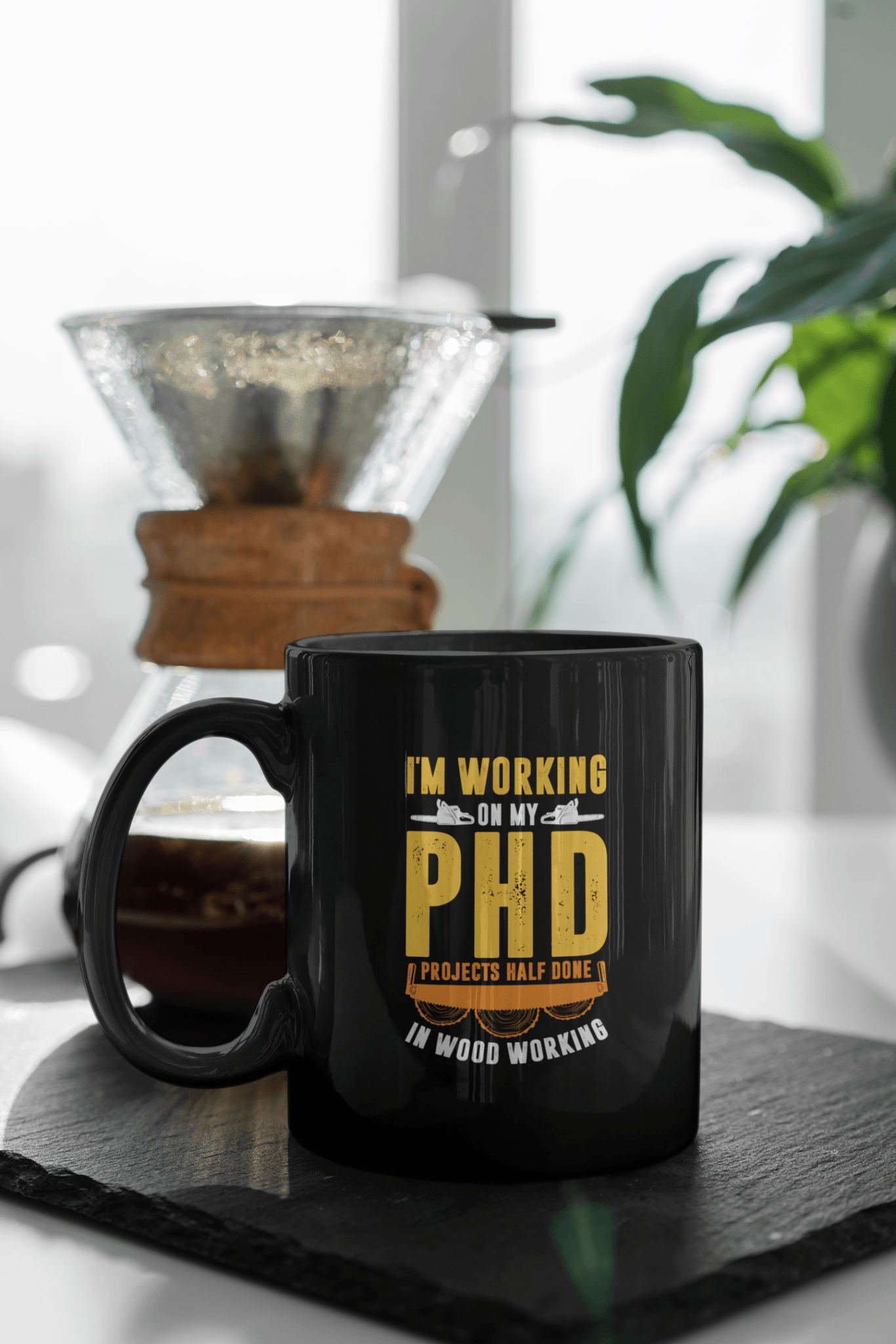 I'm Working On My PHD - Projects Half Done In Woodworking Mug - We Love Your Gift