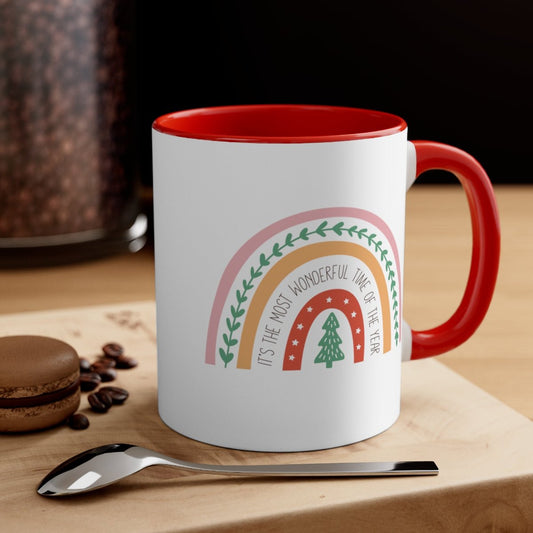 It's the Most Wonderful Time of the Year - Color Handled Funny Mug - We Love Your Gift