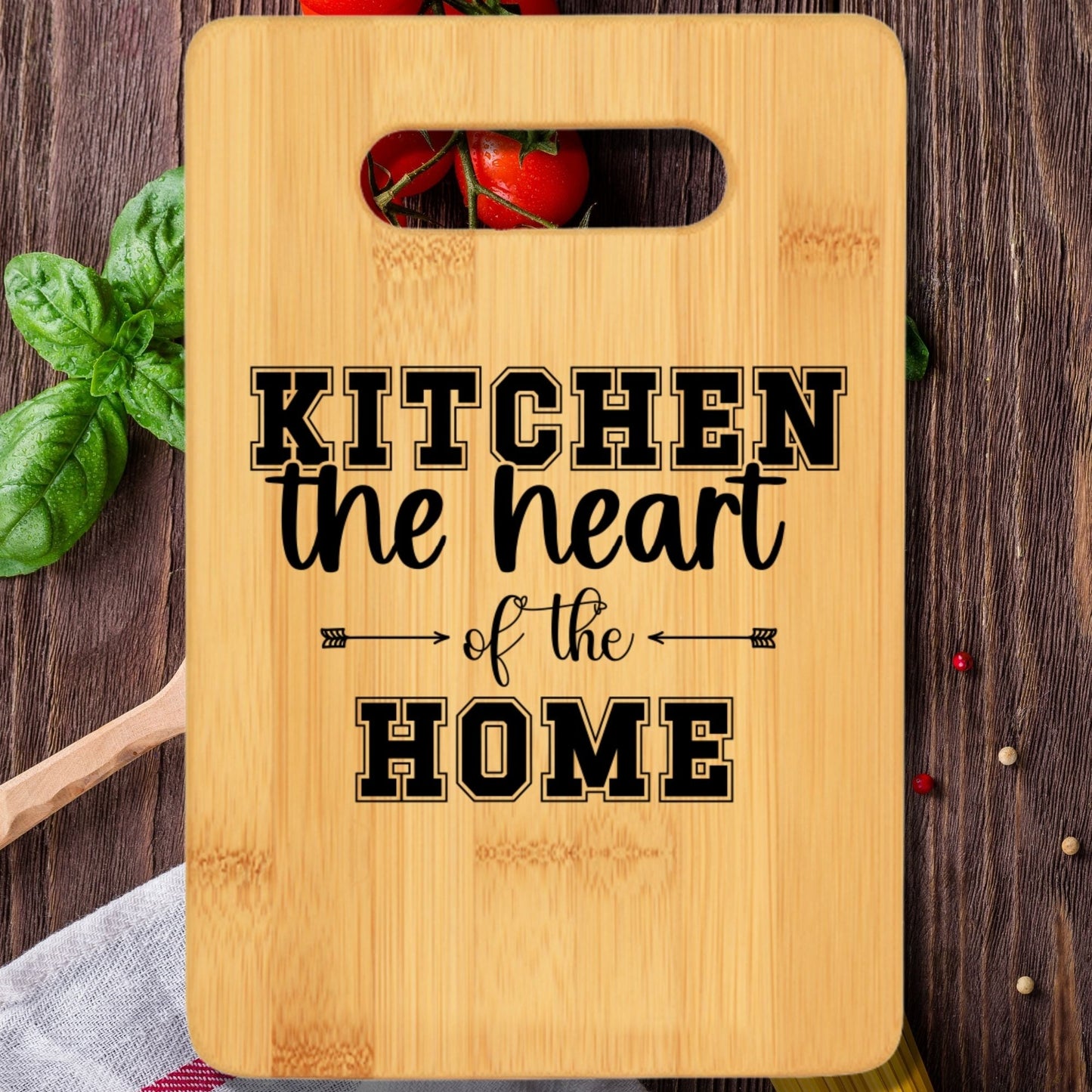 Kitchen the Heart of the Home Cutting Board - We Love Your Gift