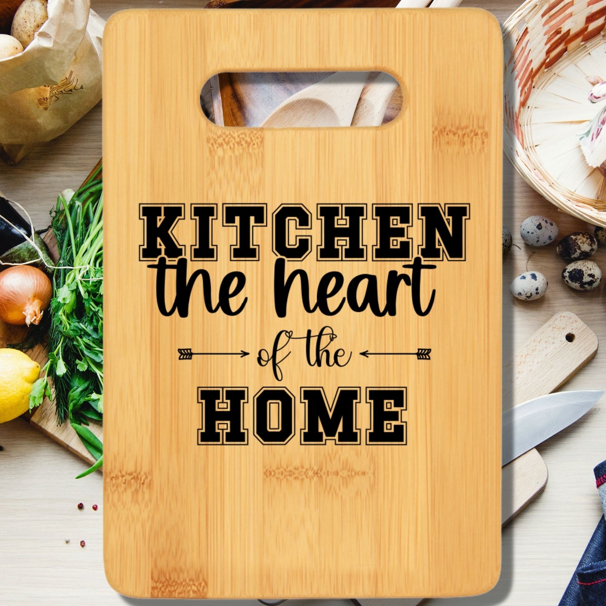 Kitchen the Heart of the Home Cutting Board - We Love Your Gift