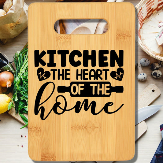 Kitchen the Heart of the Home Cutting Board v2 - We Love Your Gift