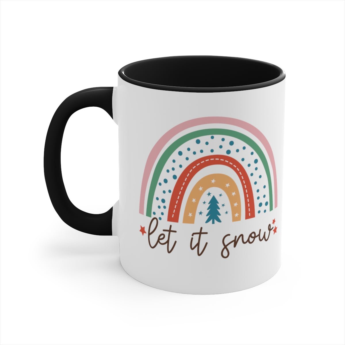 Let It Snow - Color Handled Funny Mug - We Love Your Gift