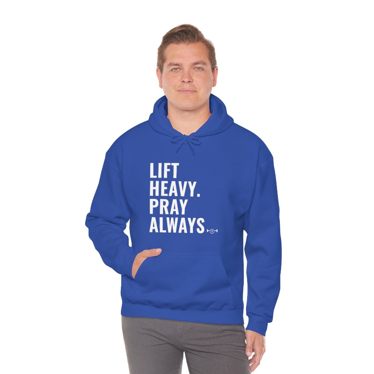 Lift Heavy. Pray Always Hoodie - We Love Your Gift