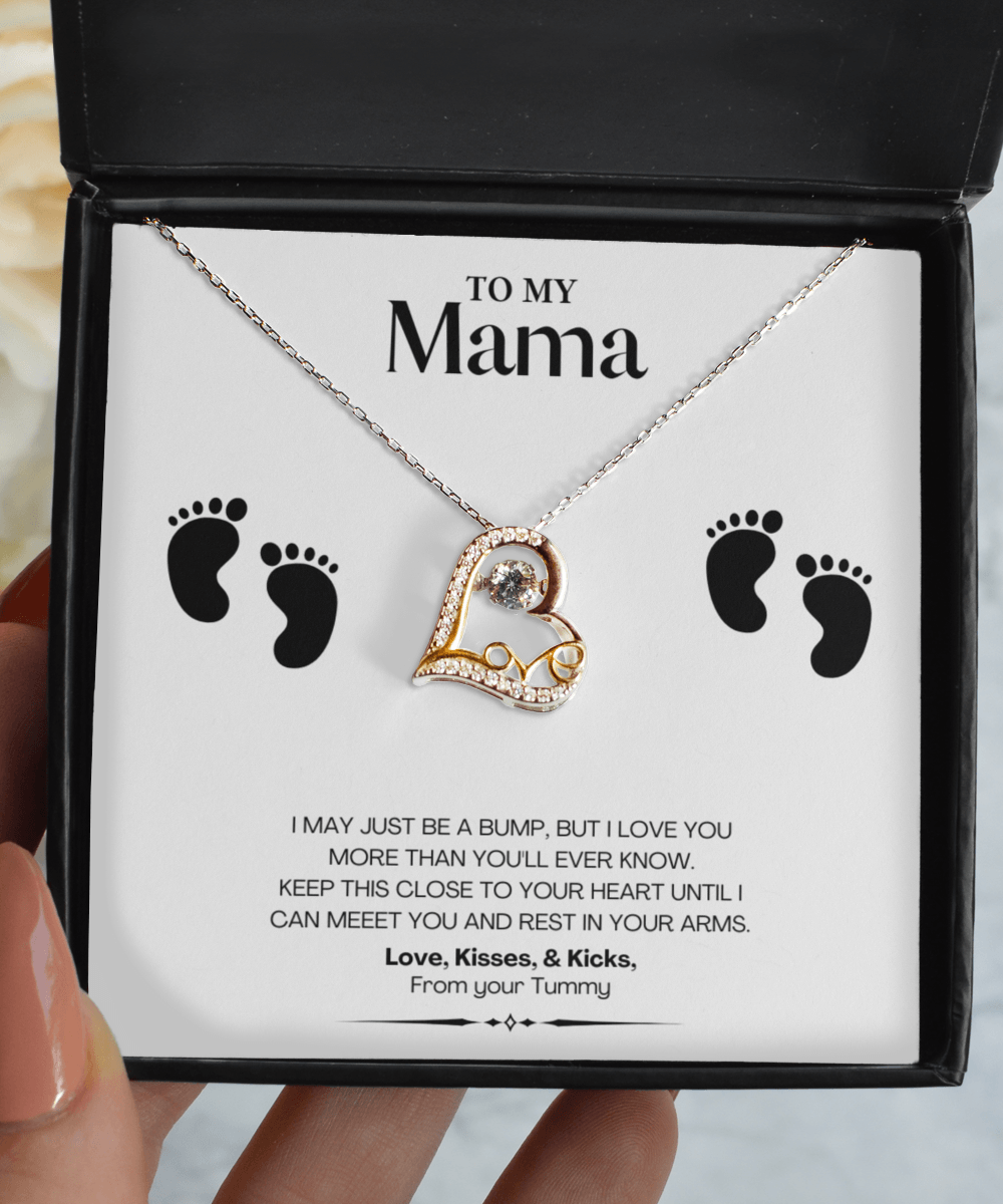 Mama Necklace Jewelry Gift Idea with Message Card - We Love Your Gift