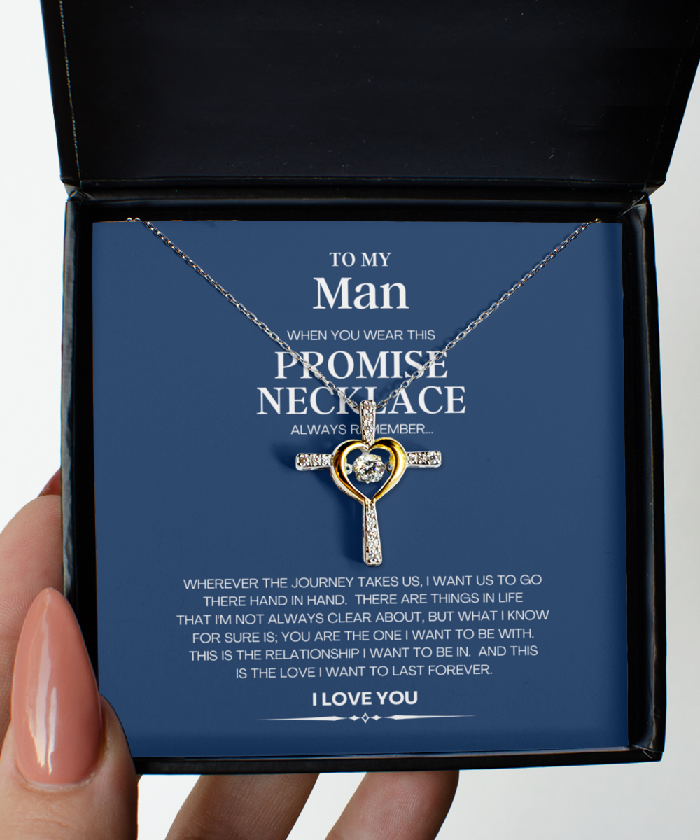 Man Necklace Jewelry Gift Idea with Message Card