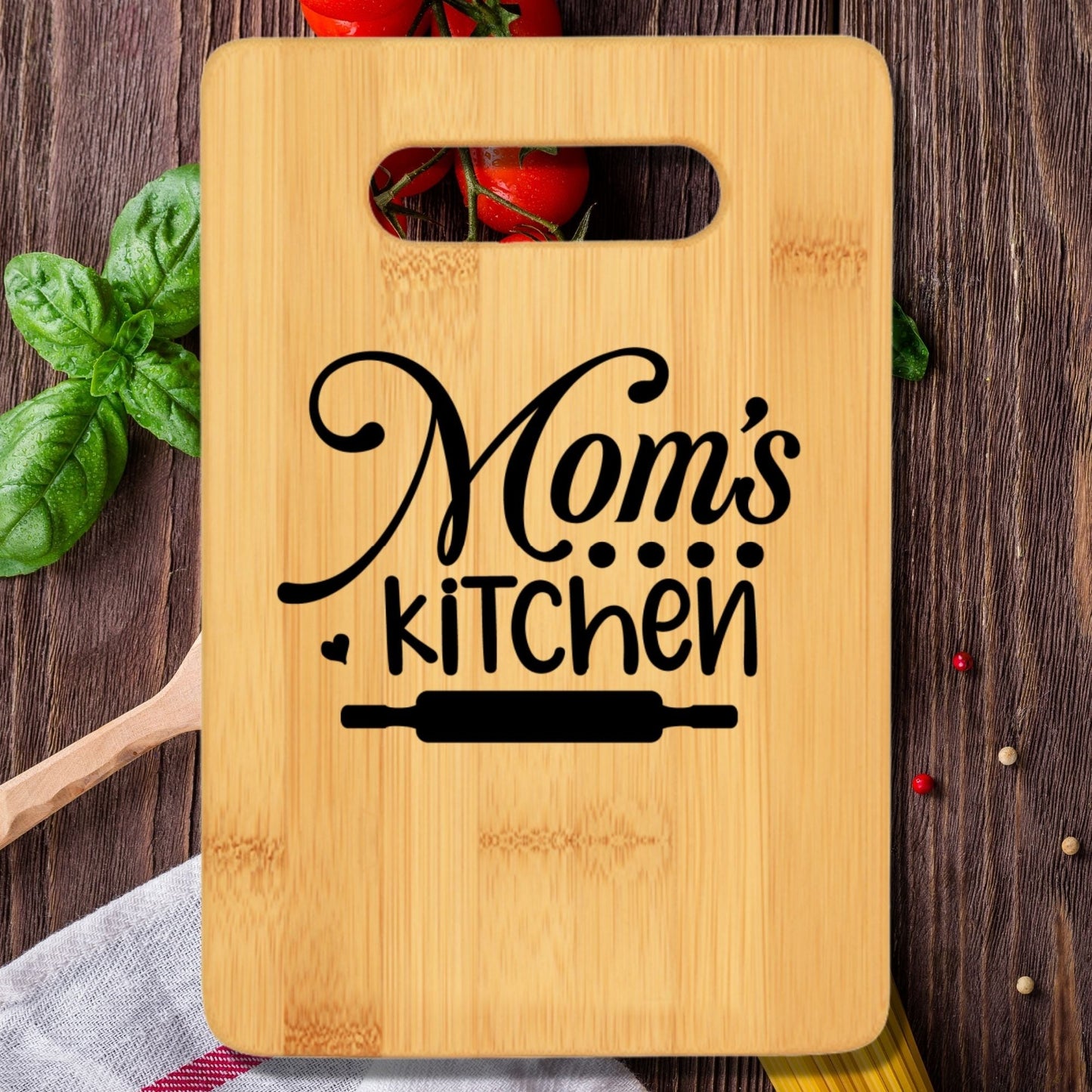 Mom's Kitchen Cutting Board - We Love Your Gift