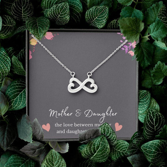 Mother Daughter Necklace - Mom Necklace, Daughter Gift from Mom, Mothers Day Jewelry, Mom Gifts from Daughters - We Love Your Gift