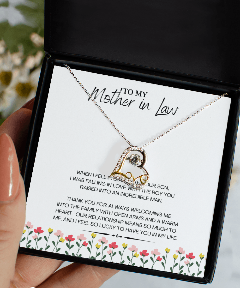 Mother In Law Gift Jewelry with Message Card - We Love Your Gift