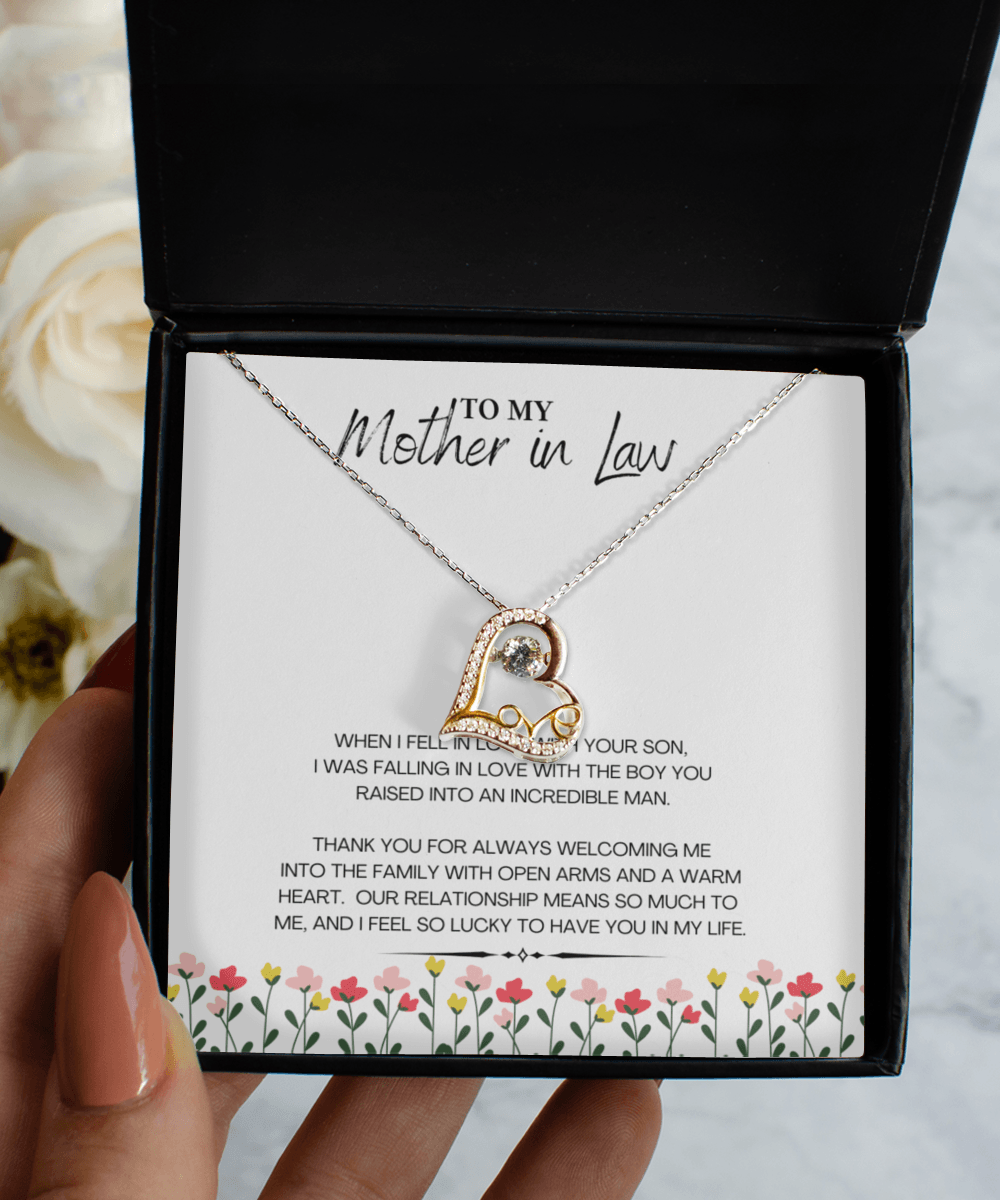 Mother In Law Gift Jewelry with Message Card - We Love Your Gift