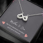 Mother Son Necklace - Two Interlocking Infinity Hearts Jewelry, Mom Necklace, Son Gift to Mom, Mothers Day Jewelry, Mom Gifts from Sons - We Love Your Gift