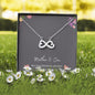 Mother Son Necklace - Two Interlocking Infinity Hearts Jewelry, Mom Necklace, Son Gift to Mom, Mothers Day Jewelry, Mom Gifts from Sons - We Love Your Gift