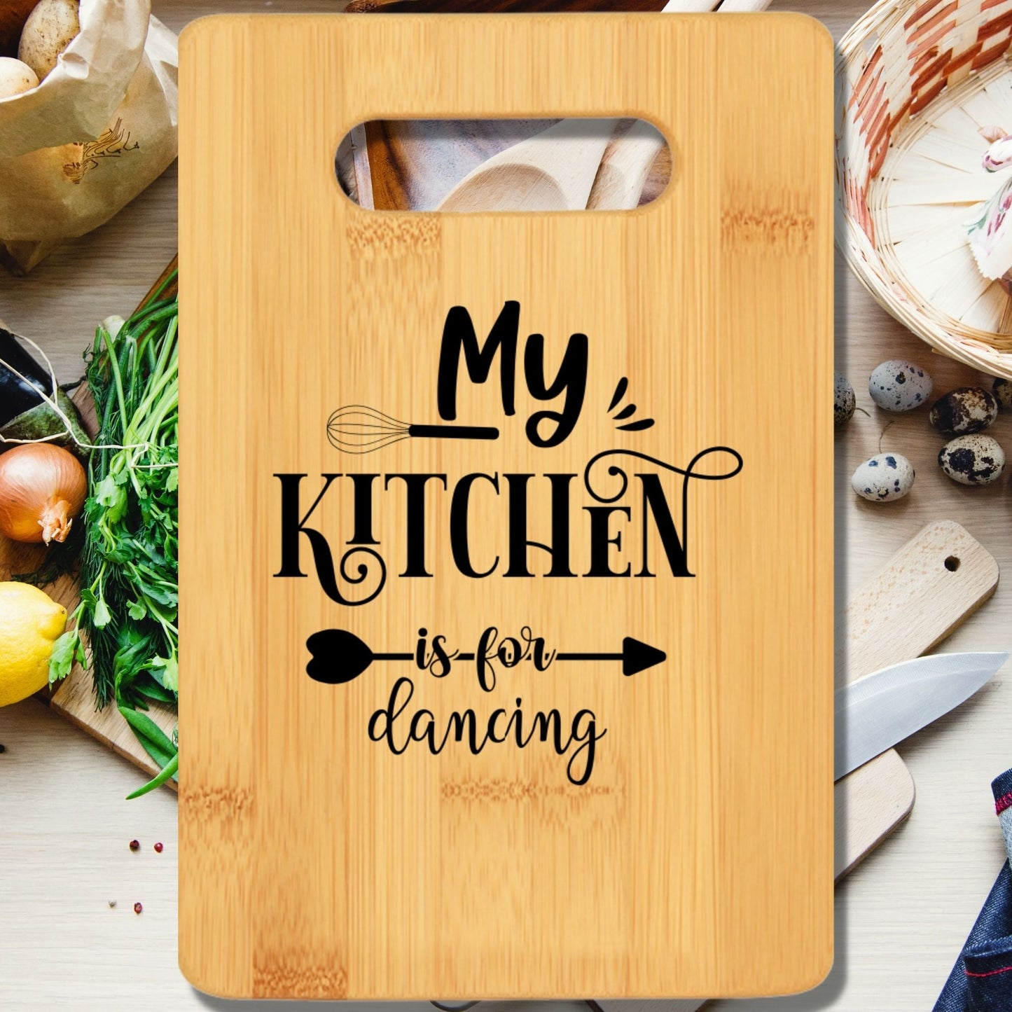 My Kitchen is for Dancing Cutting Board - We Love Your Gift