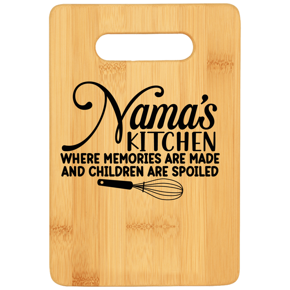 Nana's Kitchen Where Memories Are Made and Children Are Spoiled Cutting Board v2 - We Love Your Gift