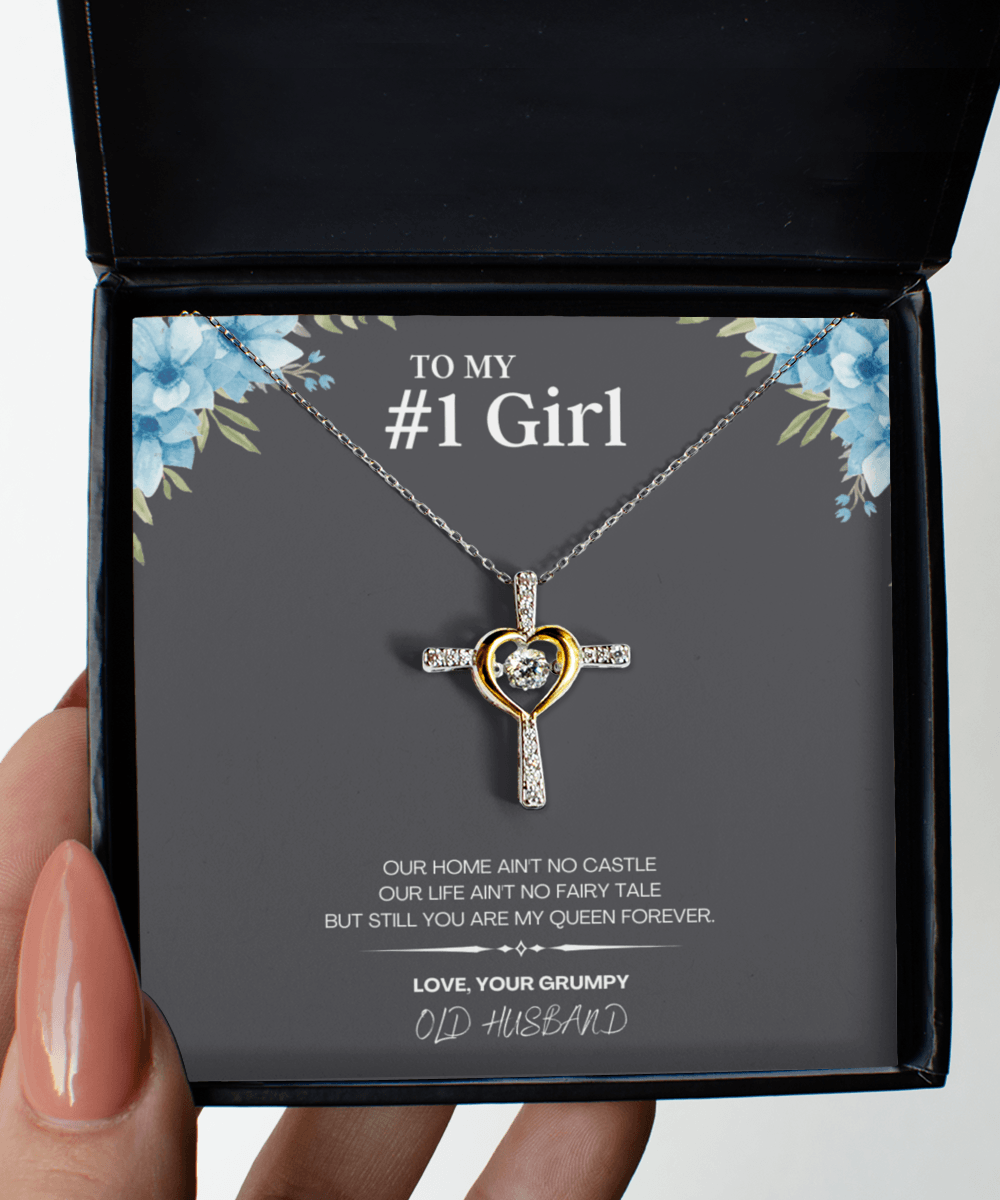 Necklace for #1 Girl Gift with Custom Message Card - We Love Your Gift