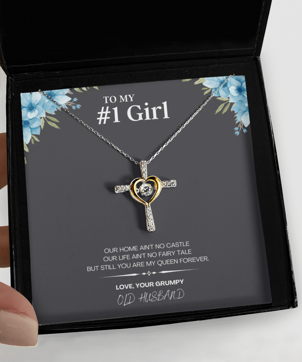 Necklace for #1 Girl Gift with Custom Message Card - We Love Your Gift