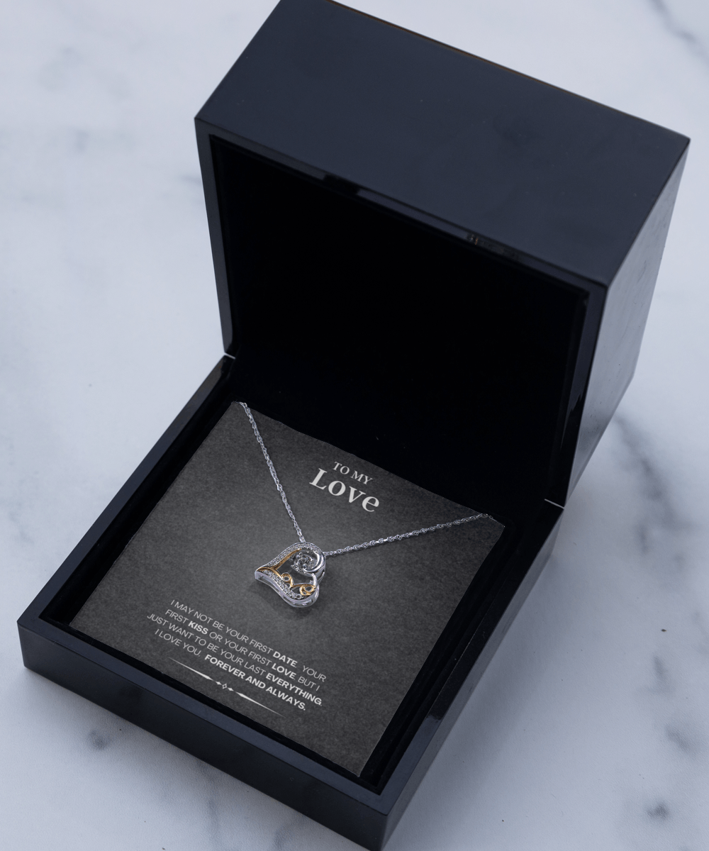 Necklace for Love Gift with Custom Message Card - We Love Your Gift