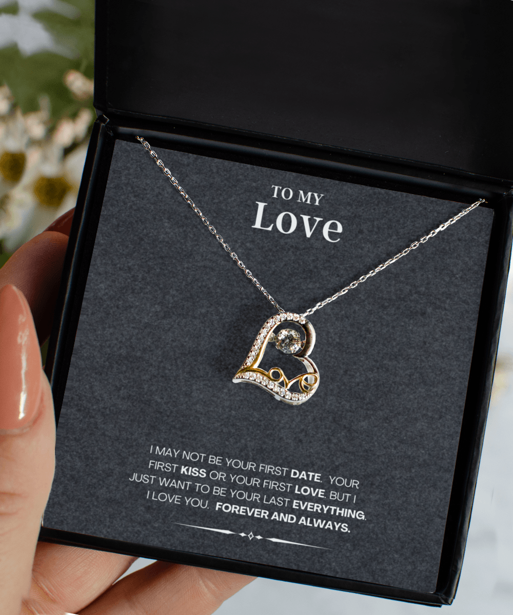 Necklace for Love Gift with Custom Message Card - We Love Your Gift