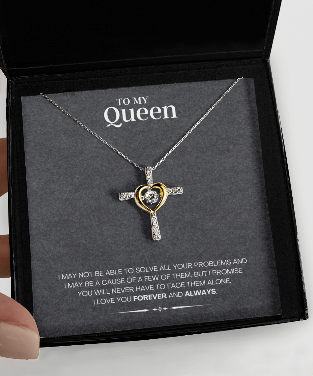 Necklace for The Queen Gift with Custom Message Card - We Love Your Gift