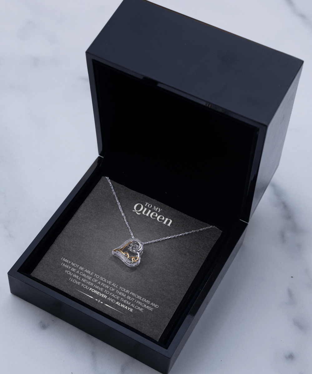 Necklace for The Queen Gift with Custom Message Card - We Love Your Gift